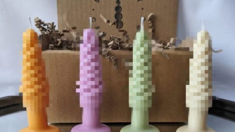 Girly startup in the kitchen: unemployed British woman makes indecent candles