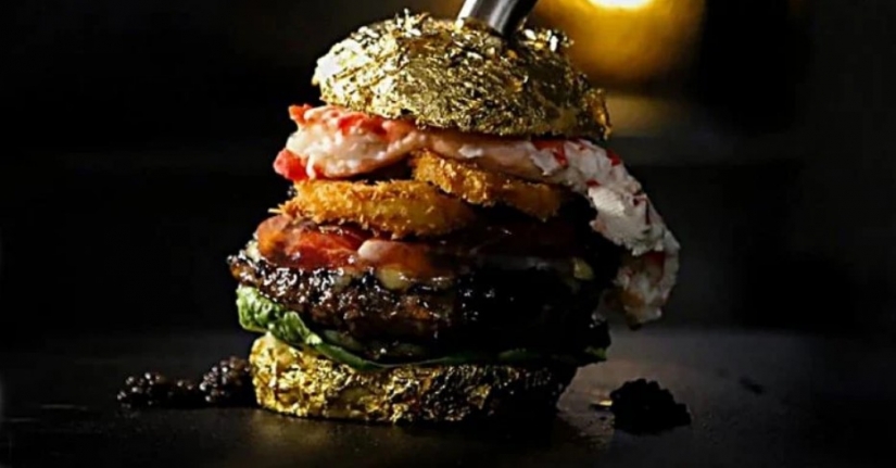 Gold and beluga caviar: the Dutch have prepared the most expensive burger in the world