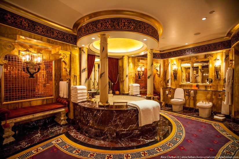 Gold for sheikhs and oligarchs: the most expensive room in the seven-star Burj Al Arab Hotel