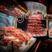 Gourmet paradise: buffet of delicacies in the French restaurant "Les Grands Buffet à Narbonne"