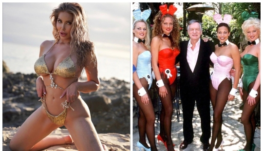Halloween at Hugh Hefner's Mansion - body art instead of costume and sex in every corner