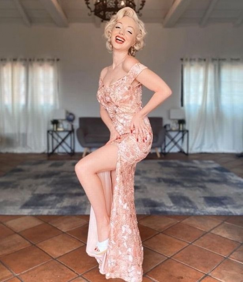 Hollywood fame: the double of Marilyn Monroe from the UK became a star of social networks