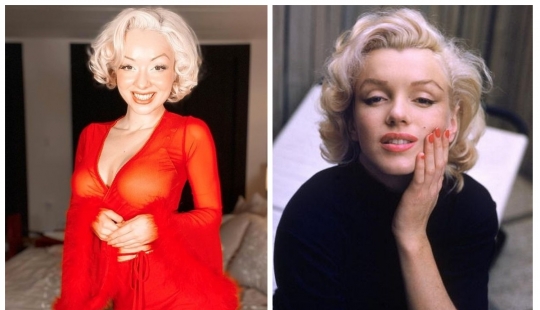 Hollywood fame: the double of Marilyn Monroe from the UK became a star of social networks