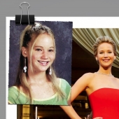 Hollywood stars in childhood and now