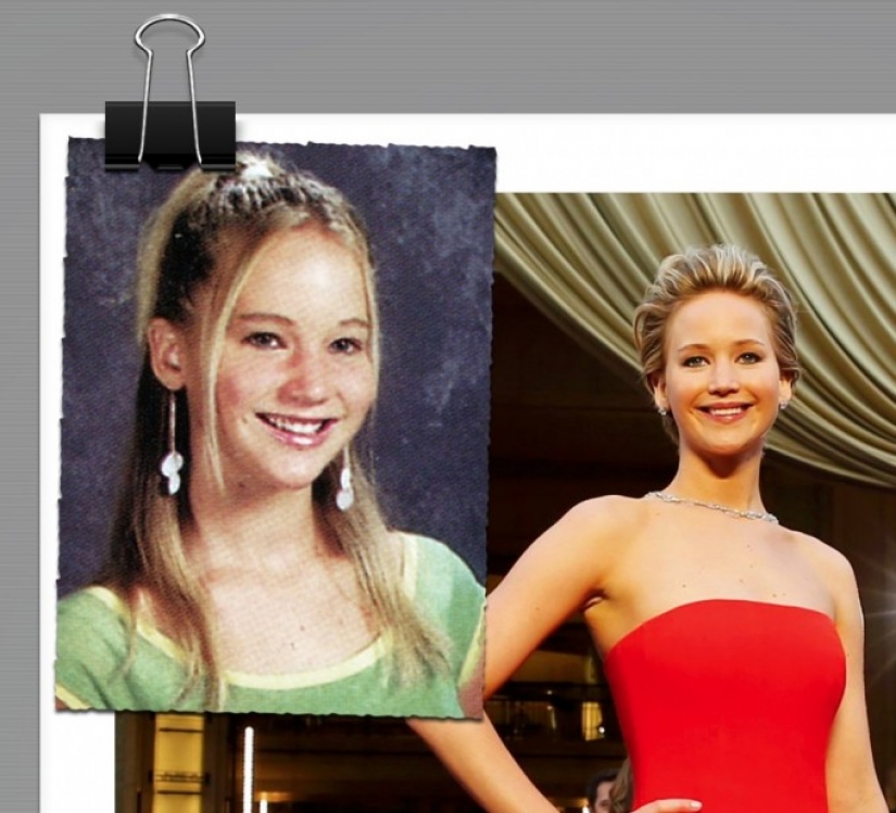 Hollywood stars in childhood and now