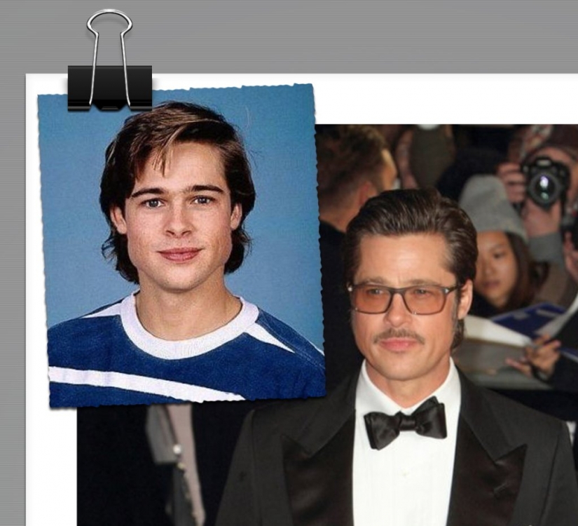 Hollywood stars in childhood and now