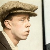 Hop-stop, we are not afraid of Scotland Yard: Color photographs of criminals of the 1930s