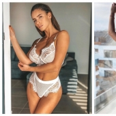 Hot model from Slovakia publishes explicit pictures to boost the morale of the subscribers quarantined