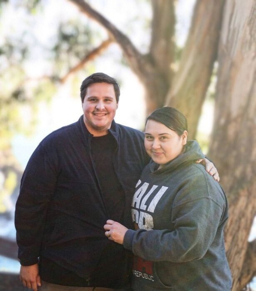 How a couple from the United States got rid of 190 kilos of excess weight to become parents