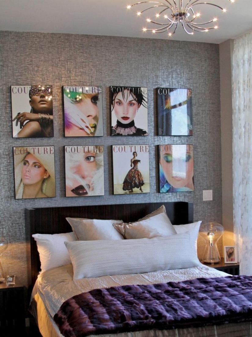 How can you decorate a room with your own hands