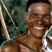How did the lives of the Bushman Nkjau, which played a major role in the film "Perhaps the gods are mad."