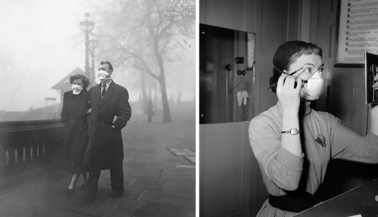 How Londoners used masks to escape the Great Smog in the 1950s