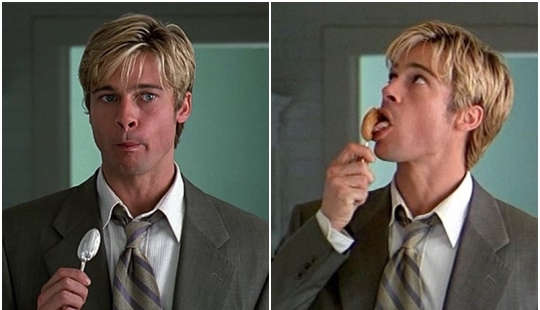 How much was eaten by brad pitt, the success of the film: "research", a Reddit user