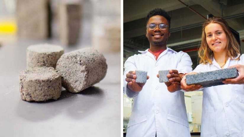 How South African students make bricks out of urine