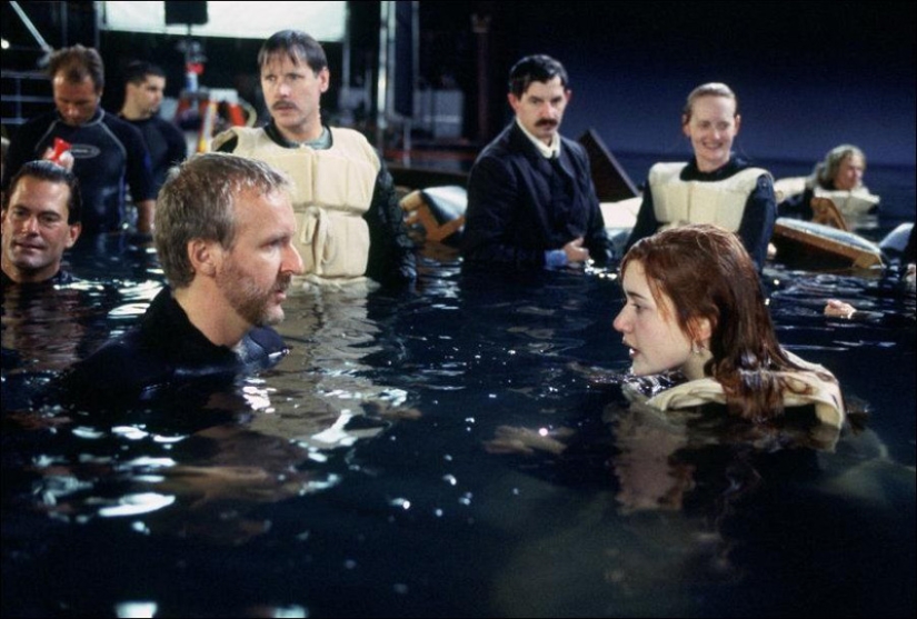 How the Titanic was filmed: rare photos from the filming