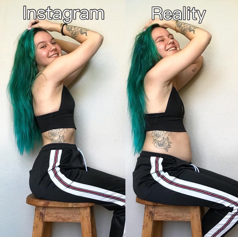 How we are deceived on Instagram: 25 examples of an honest fitness blogger