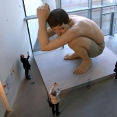 Hyperrealistic sculptures by Ron Mueck