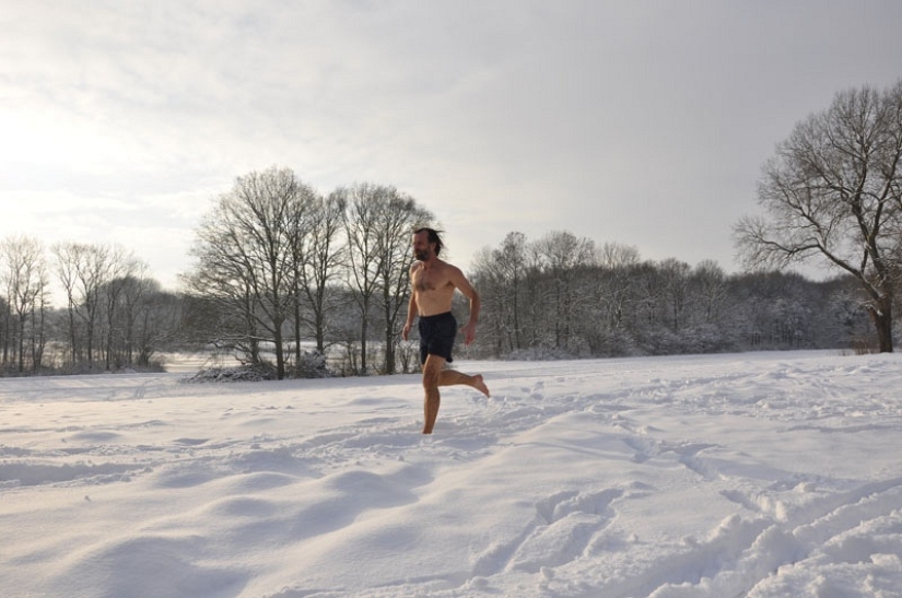 "Ice Man" Wim Hof, conquering the mountains in only shorts