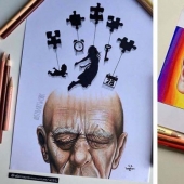 Ilustraciones duras pero honestas sobre cómo nos afectan las redes sociales