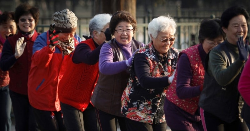 In China, they are massively buying remote controls that help to "turn off" dancing grandmothers