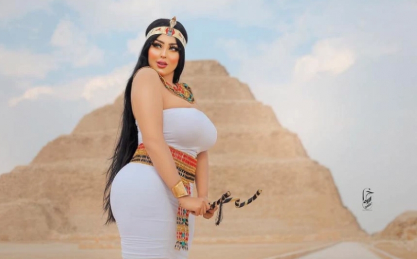 In Egypt, a photographer and a model were arrested for openly shooting near the pyramids