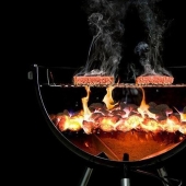 In half: the usual things, cut into pieces