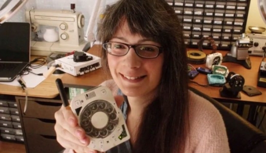 In the United States has created a real disk "babushkofon" for retro lovers In the United States has created a real disk "babushkofon" for retro lovers