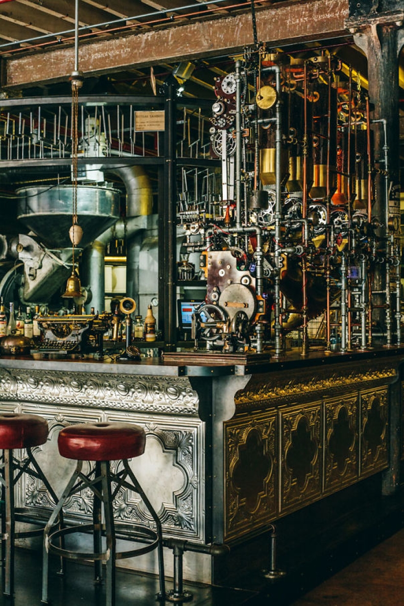 Increíble café steampank en Sudáfrica