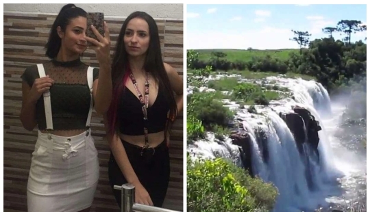 Inseparable friends from Brazil crashed to their deaths, falling into a waterfall from a height of 30 meters