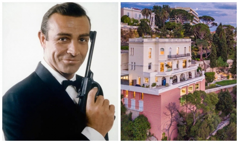 Inside the luxurious mansion of Sean Connery in the French Riviera, at a price of 2.5 billion