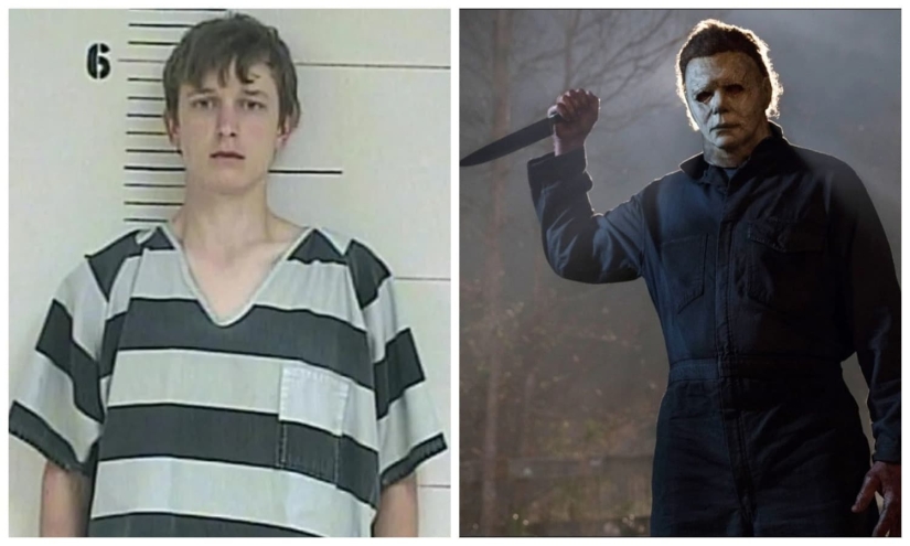 Inspired by the slasher movie "Halloween", a teenager from the USA killed his mother and sister