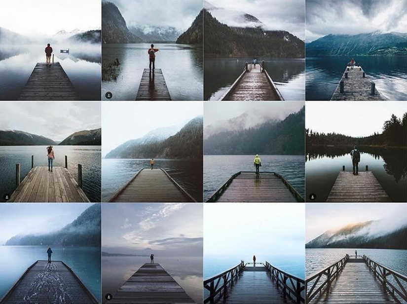 Instagram was flooded with identical photos