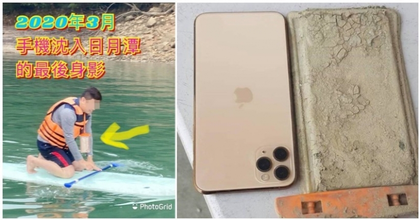 iPhone 11, who spent a year in the lake, still works