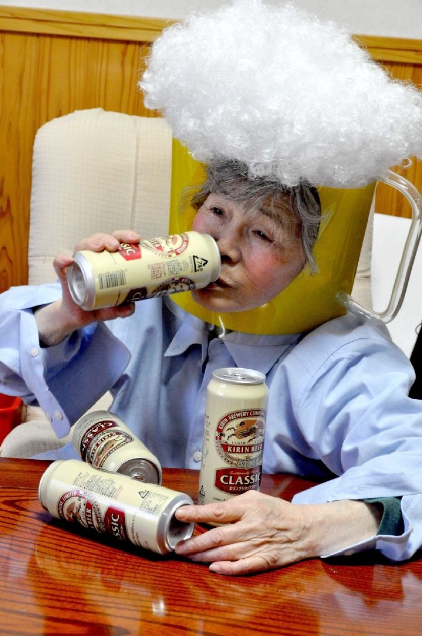 Japanese grandmother became a photographer at 72 and now makes funny self-portraits