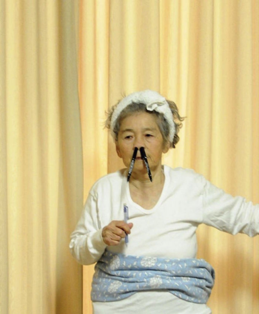 Japanese grandmother became a photographer at 72 and now makes funny self-portraits