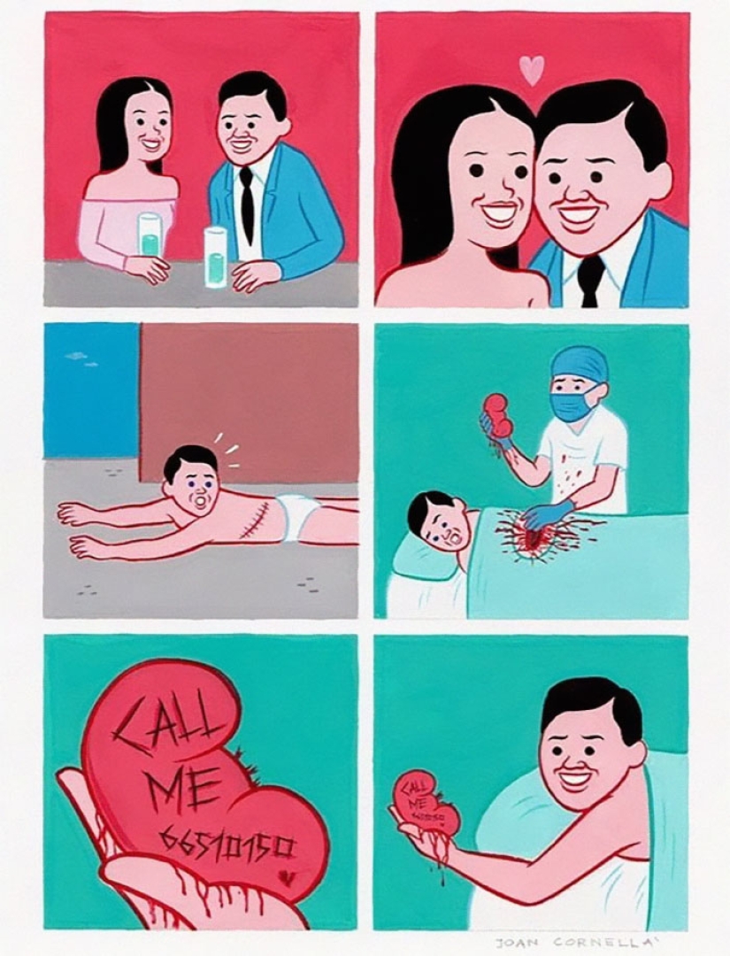 Joan Cornella and his Dark Comics