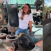 Jungle doctor rushes to the rescue: a girl veterinarian from Australia saves elephants