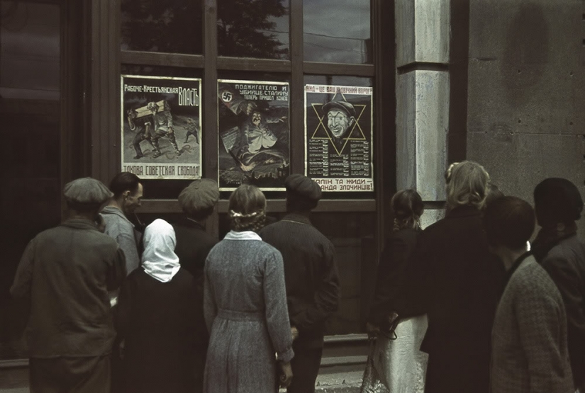Kharkiv durante la ocupación alemana en color