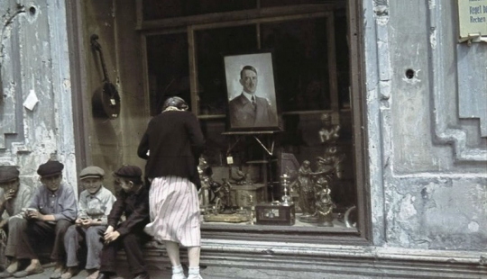 Kharkiv during the German occupation in color