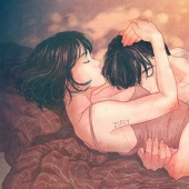 Korean artist paints love and intimate moments in a way that makes it even awkward