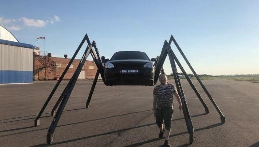 Krasnodar craftsman turns ordinary "Frets" into dragons and spiders