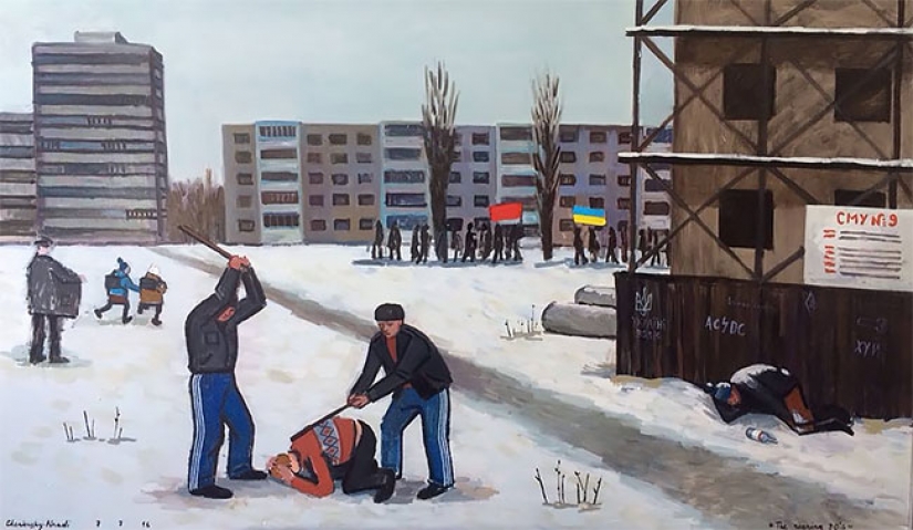 La artista Zoya Cherkasskaya dibuja con humor recuerdos de su infancia soviética