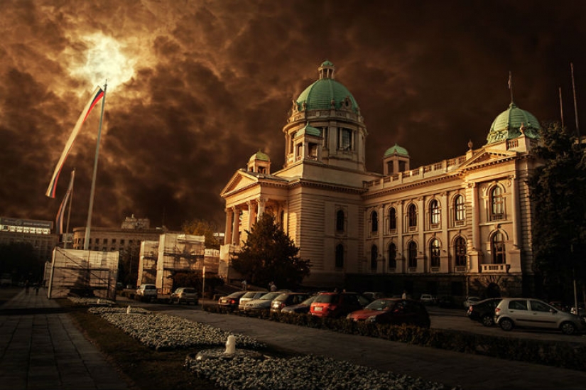 La belleza de Belgrado en la atmósfera fotos