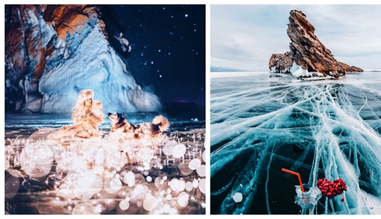 La belleza del frío Baikal: 30 nuevas fotos increíbles por Kristina Makeeva