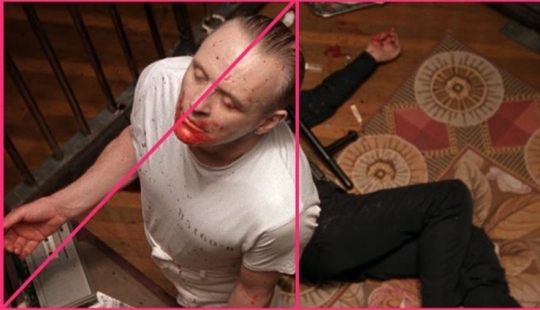 La composición perfecta de fotogramas de películas famosas