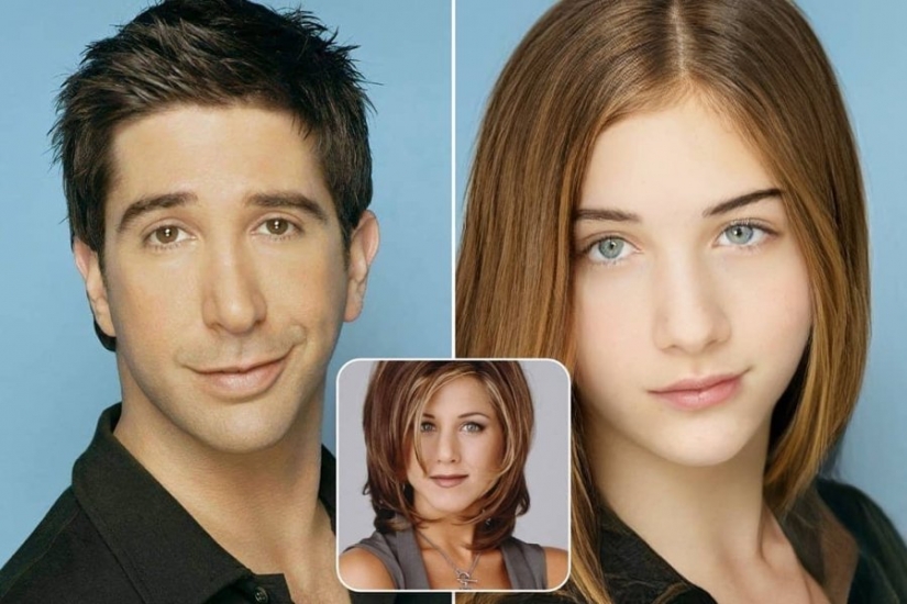 La hija de Ross y Rachel de "Friends" y 10 hijos más de las legendarias estrellas de cine, que fueron dibujados por AI