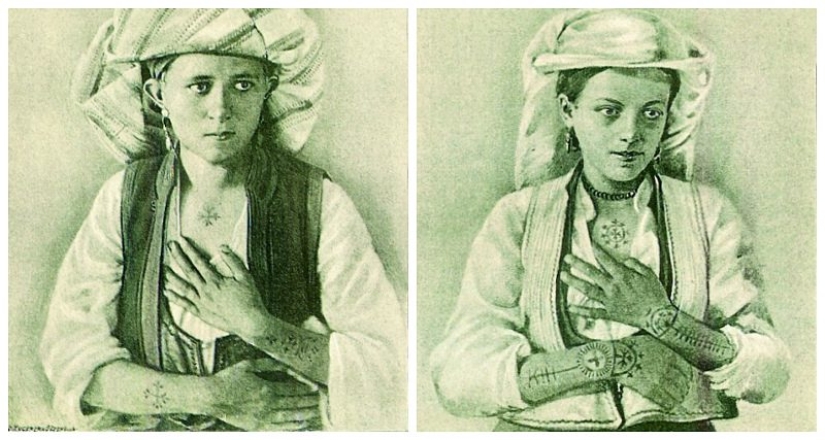 La mujer del tatuaje Eslavos: la tradición que se está perdiendo