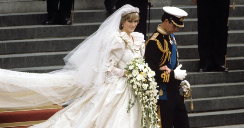 La princesa Diana entró en la familia Real de la amenaza de la tradición de la boda
