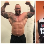 La Transformación de Mount Bjornsson: De jugador de baloncesto flaco al Hombre más Fuerte del Mundo