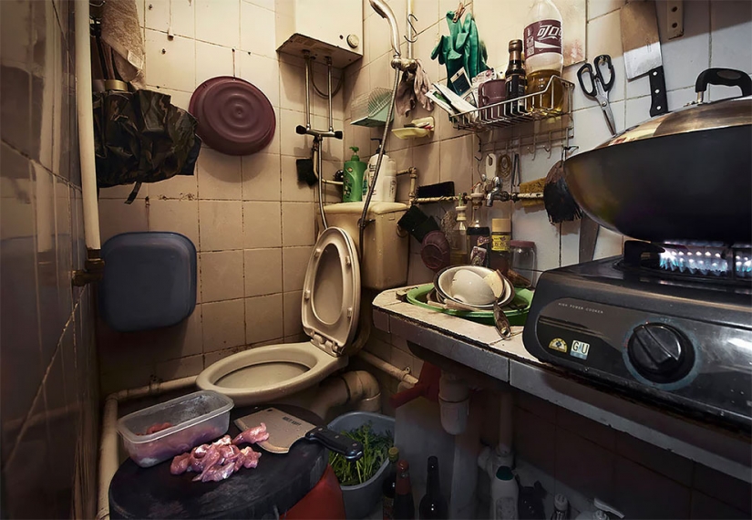 La vida en un cuadro: en el interior de Hong Kong pequeños apartamentos